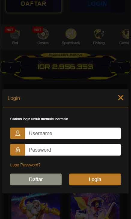 cara login Supwin777 Slot Lite Fix