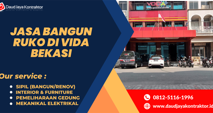 jasa bangun ruko di vida bekasi