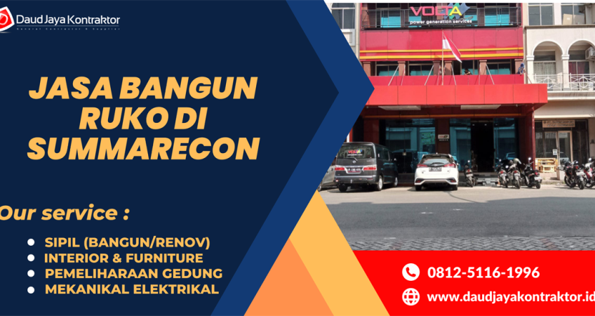 Jasa bangun ruko di summarecon bekasi